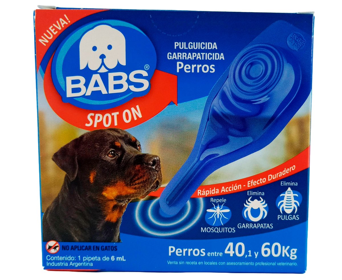Babs Spot On Pipeta Perros 40 a 60 kg.