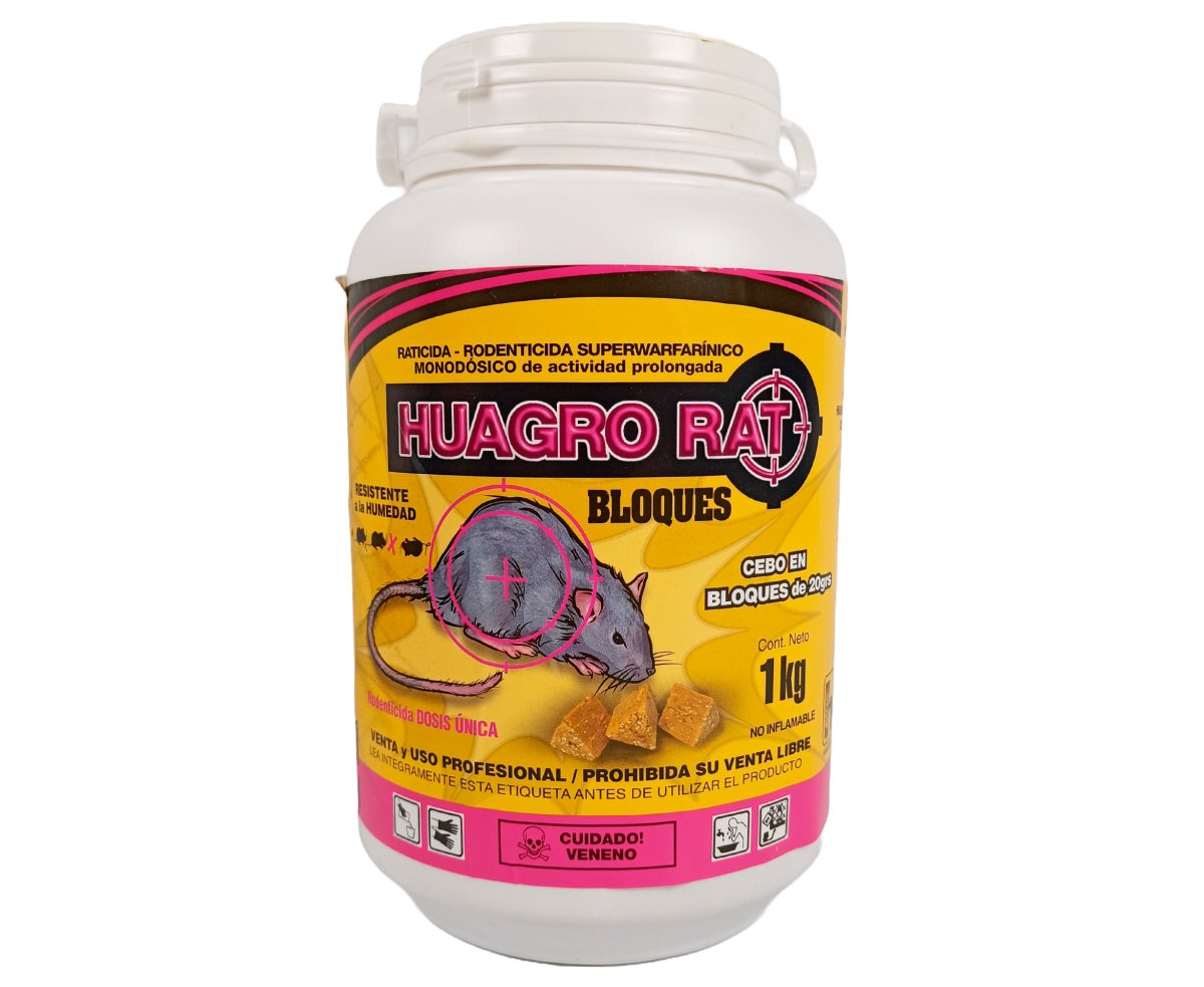 Huagro Rat Bloques 1kg.